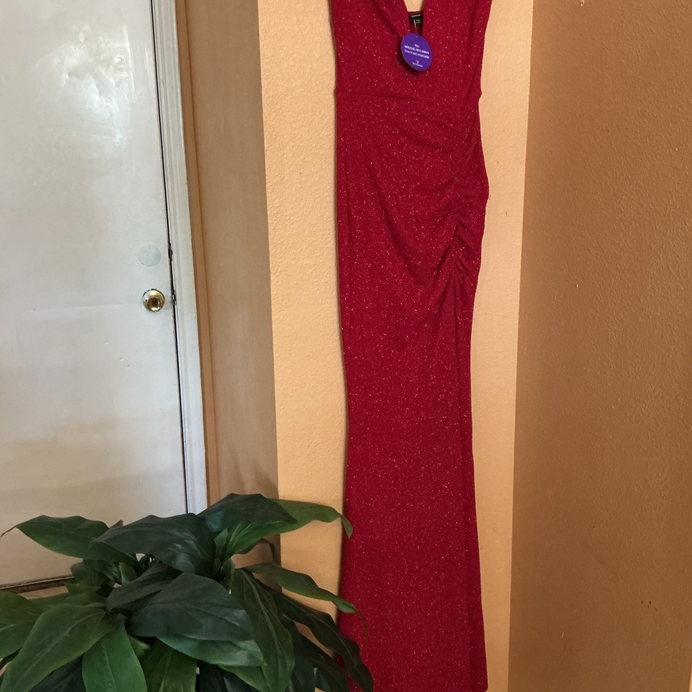 WINSOR Elegant mermaid dress glitter Red Evening Gown perfect to PROM